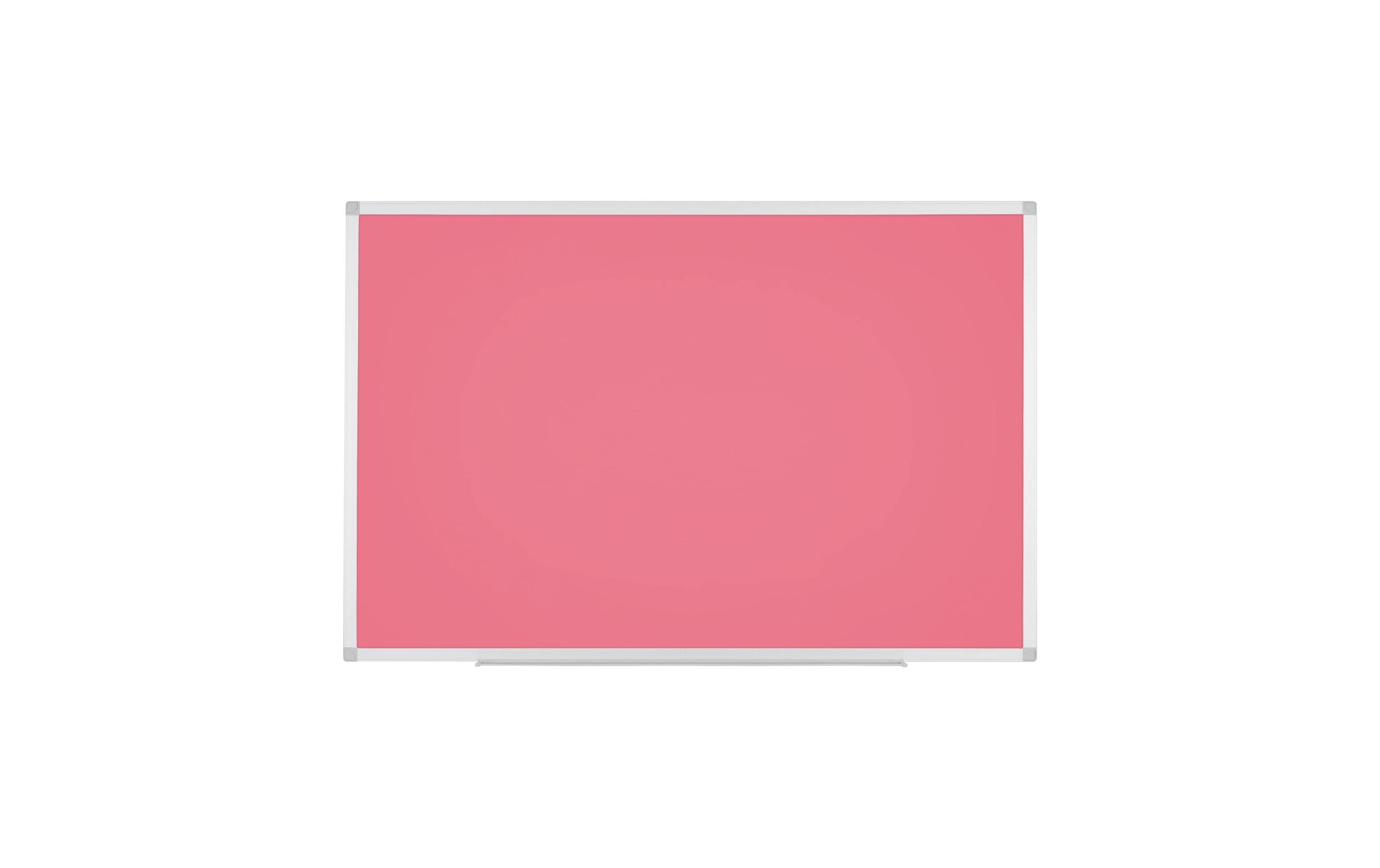 Bi-Office AYDA Whiteboard – Stahl, rosa, magnetisch – 90 × 120 cm
