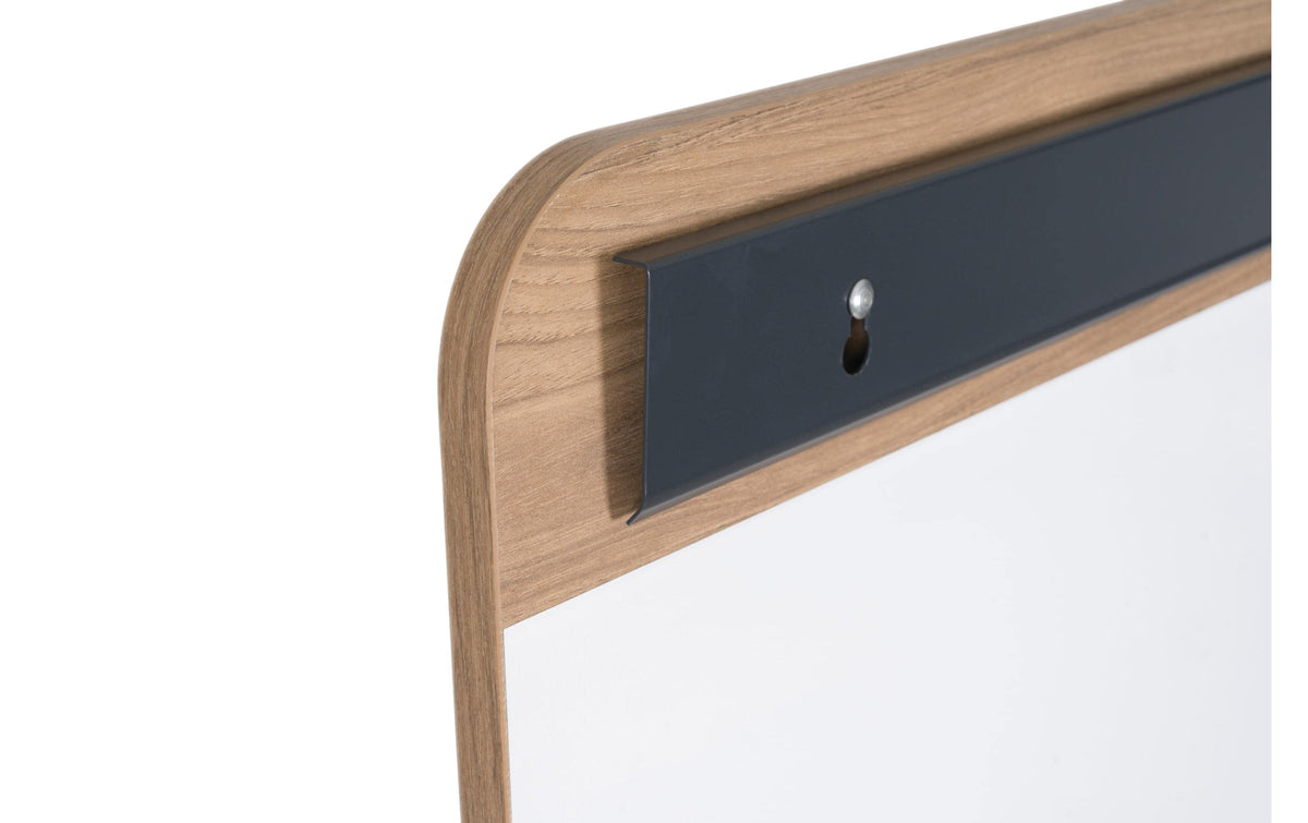 Bi-office Mobiles Whiteboard – Stahl – 185 × 70 cm