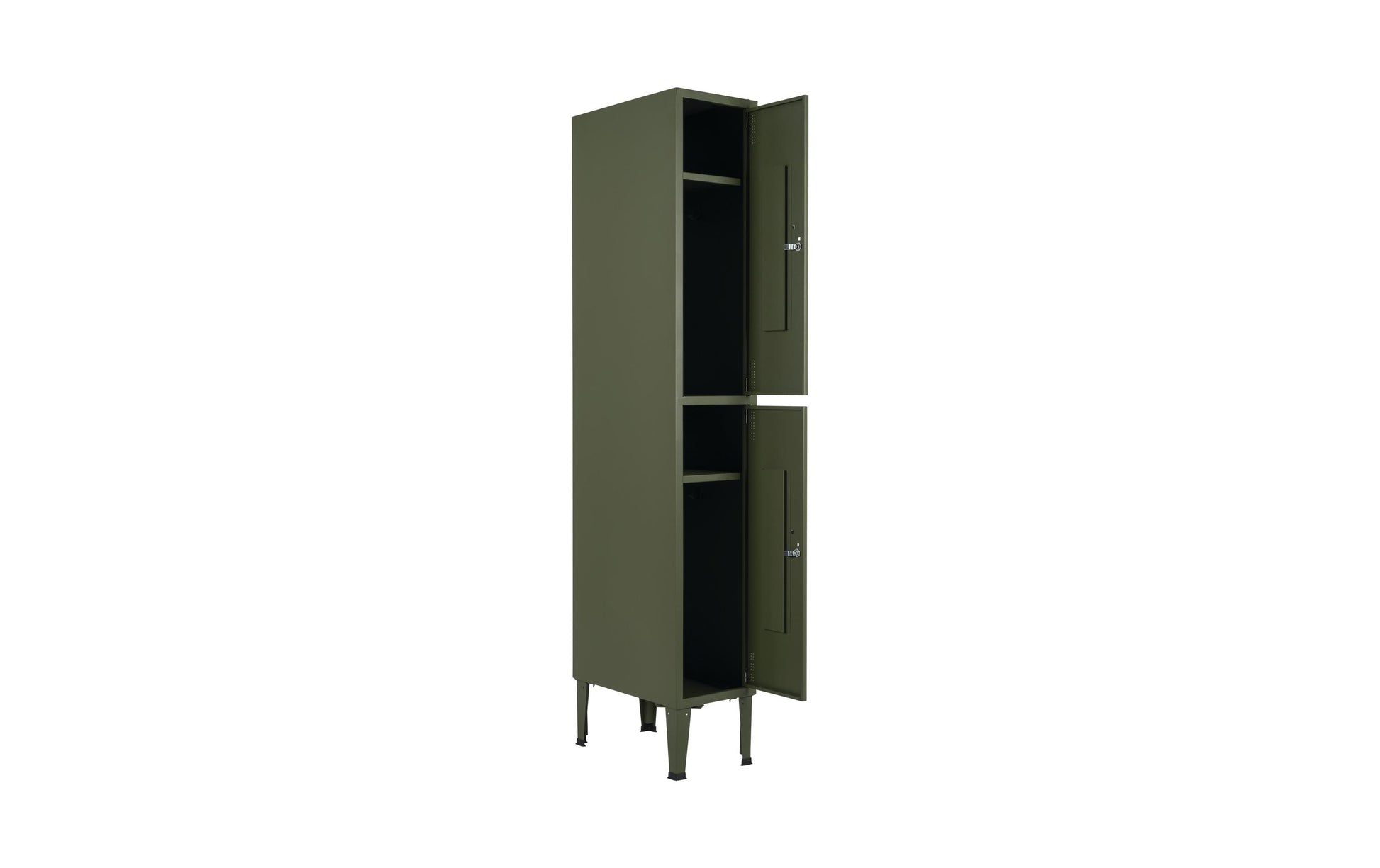 Bi-office Aufbewahrungsschrank – Schrank, 300 × 500 × 1900 mm, grün, Stahl