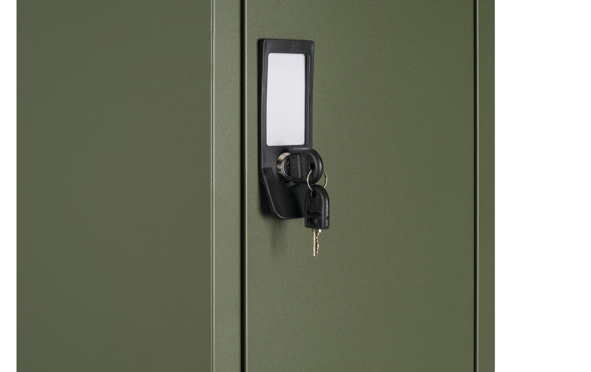 Bi-office Aktenschrank, Stahl, 300 × 500 × 1900 mm, Grün