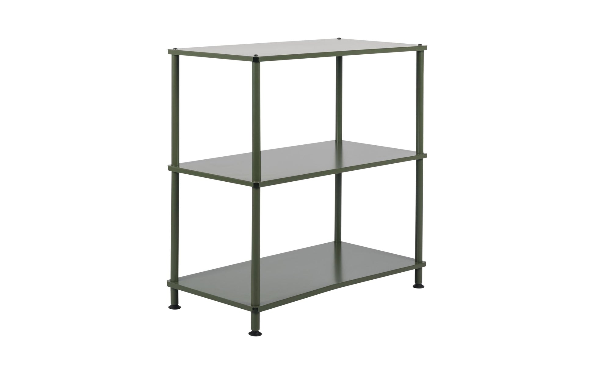 Bi-Office Regal – 3 Böden – 80 × 40 × 80 cm – Grün – Stahl