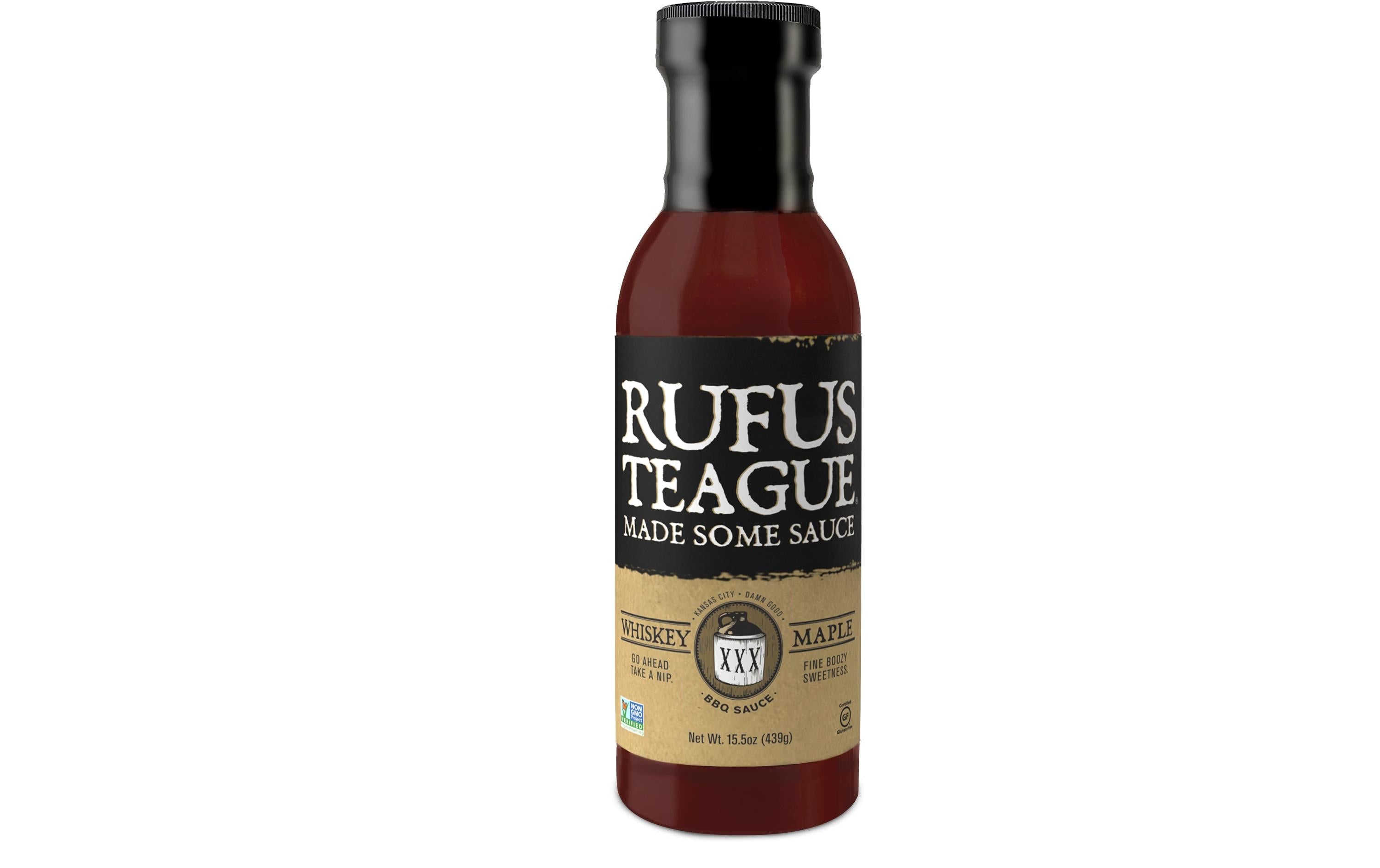 Rufus Teague BBQ-Sauce Whiskey Maple – 439 g