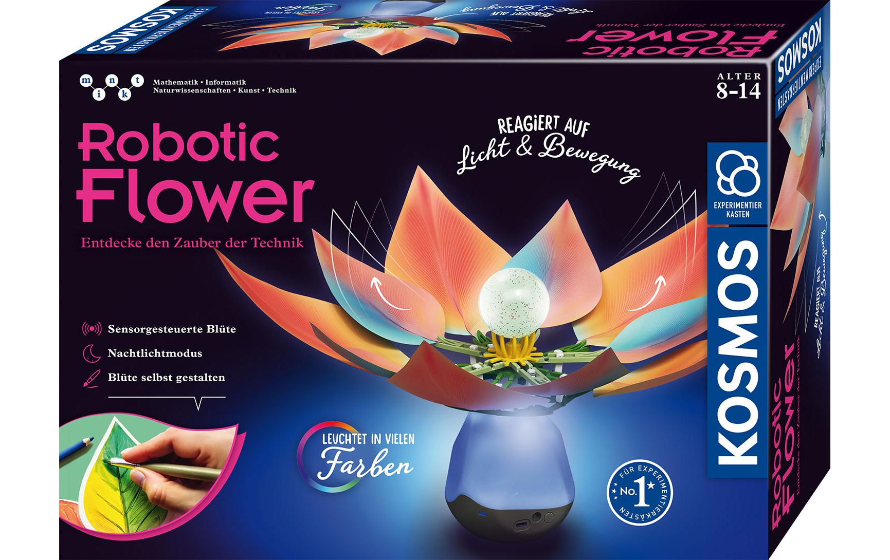 Kosmos Experimentier-Bausatz – Robotic Flower, ab 8 Jahren, Deutsch