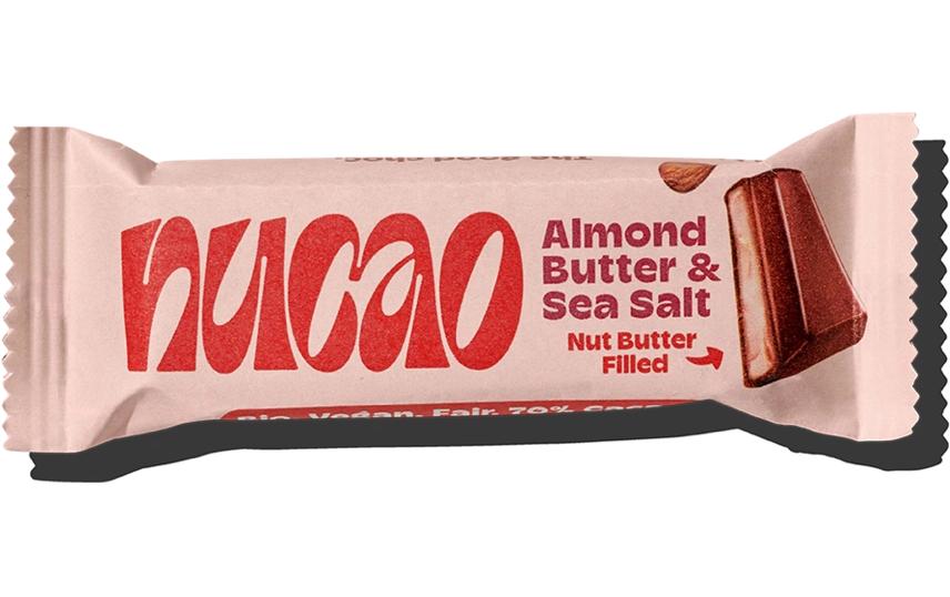 Nucao Schokoriegel – Mandel & Meersalz, bio, vegan – 33 g