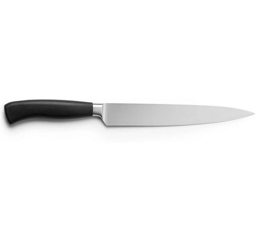 Wok Schinkenmesser 21 cm, Edelstahl/Kunststoff, Schwarz/Silber