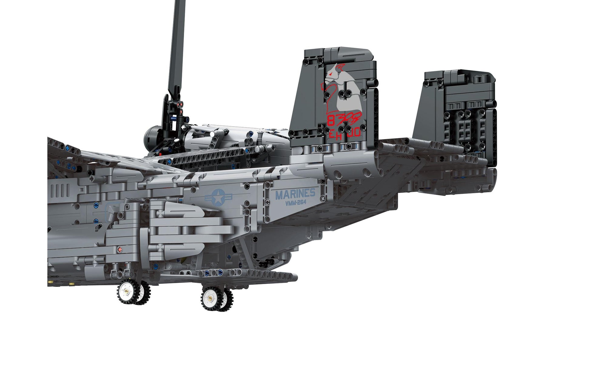 Revell Bell Boeing V-22 Osprey Flugmodell – 1:25, 3700-teilig – 36 × 14,5 × 50 cm – ab 18 Jahren – Kunststoff