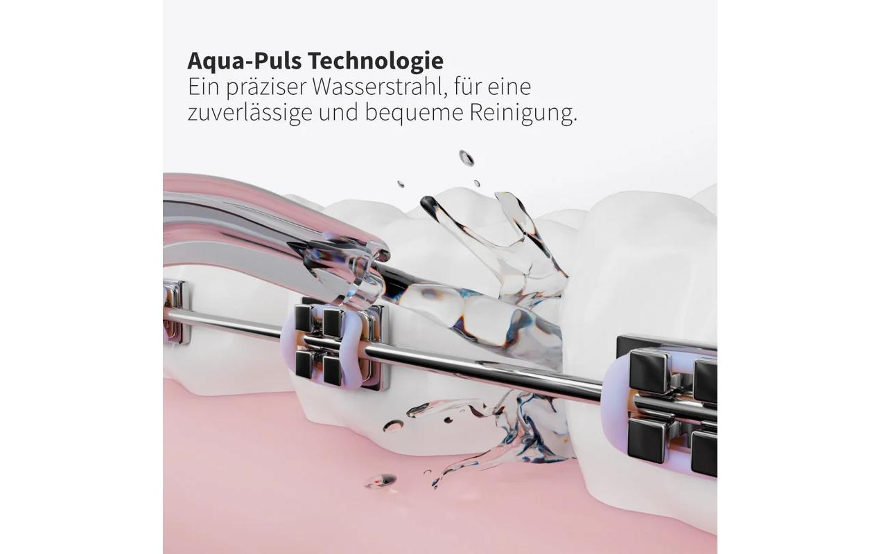 Zahnheld Ersatzdüse Basic – für Zahnheld Munddusche Aquadent – 3 Stk, schwarz