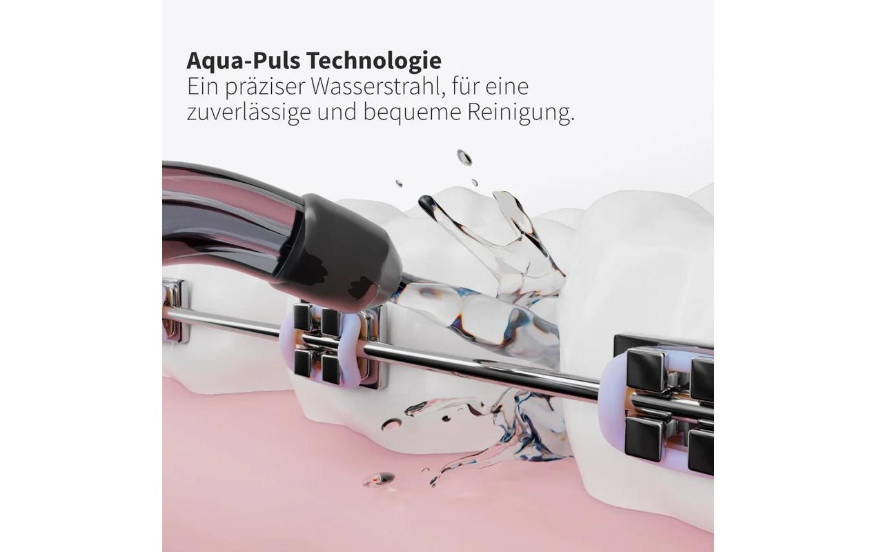 Zahnheld Ersatzdüse Sensitiv – für Aquadent A1 und A2 – 3 Stk, schwarz