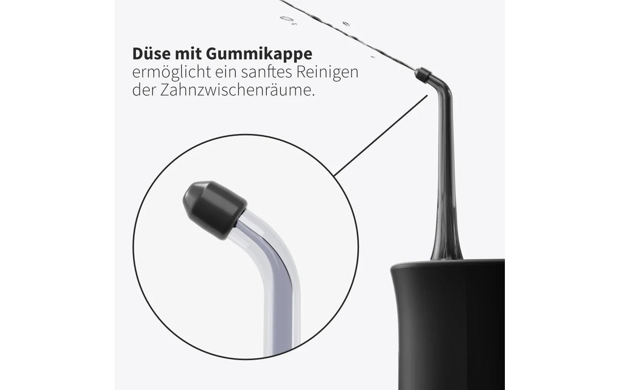 Zahnheld Ersatzdüse Sensitiv – für Aquadent A1 und A2 – 3 Stk, schwarz