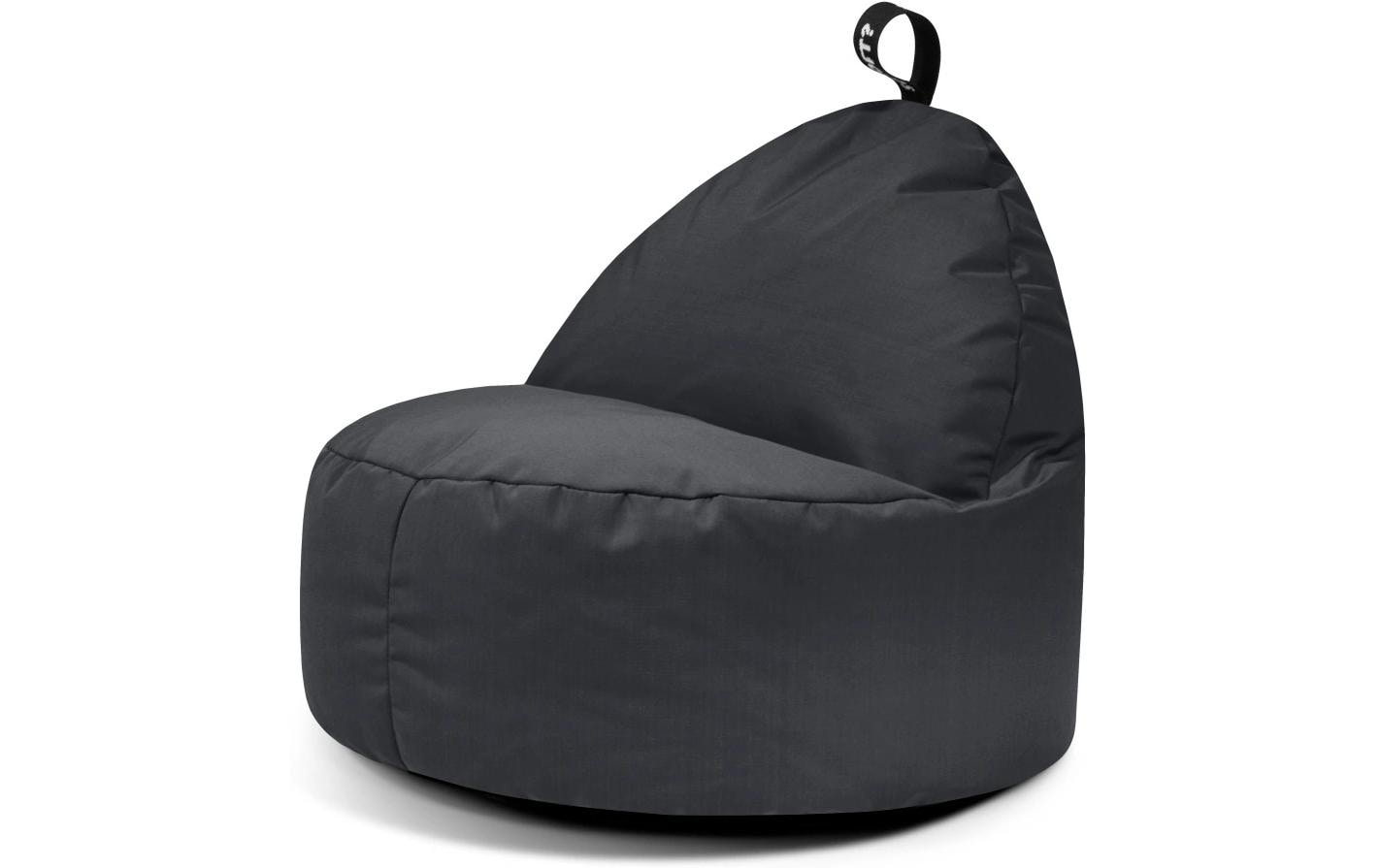 Neogard ag ROUND XL Sitzsack GLOW – 85 × 85 × 70 cm – Polyester – Dunkelgrau