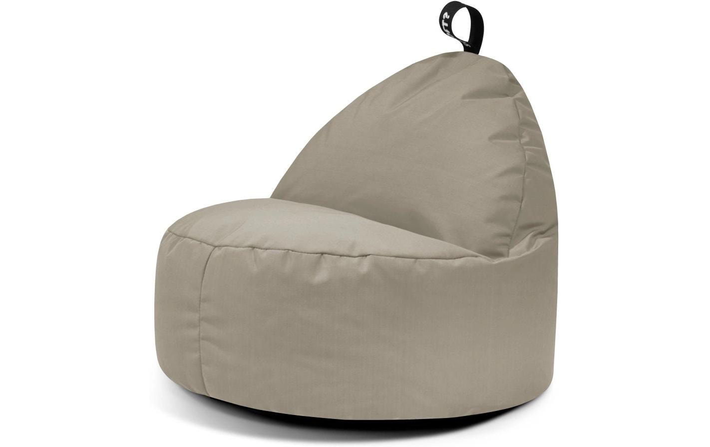 Neogard ag GLOW Sitzsack ROUND XL – 85 × 85 × 70 cm – Polyester – Grau