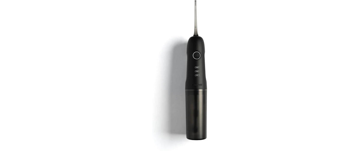 Zahnheld Munddusche Aquadent A2 – Akkubetrieb 2000 mAh, 3 Stufen – Schwarz
