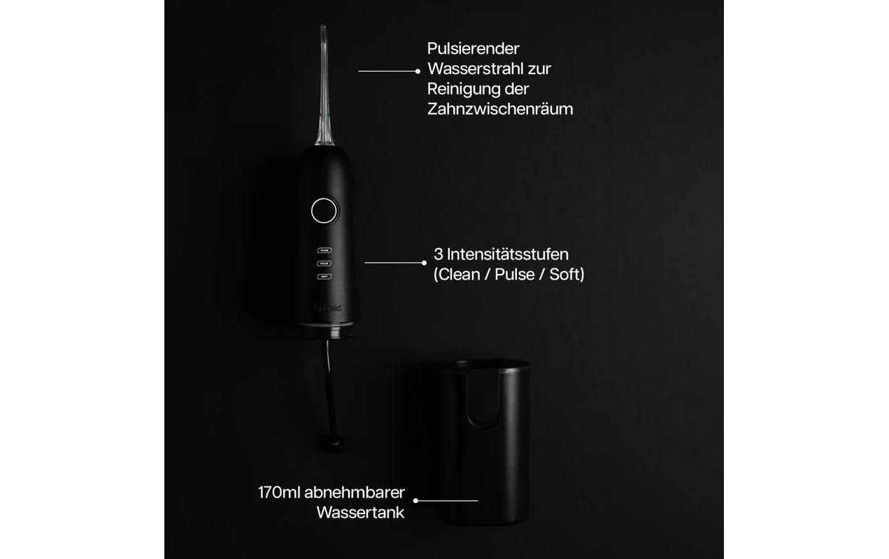 Zahnheld Schallzahnbürste Aquadent A2 – 5 Stufen, 800 mAh Akku – Schwarz
