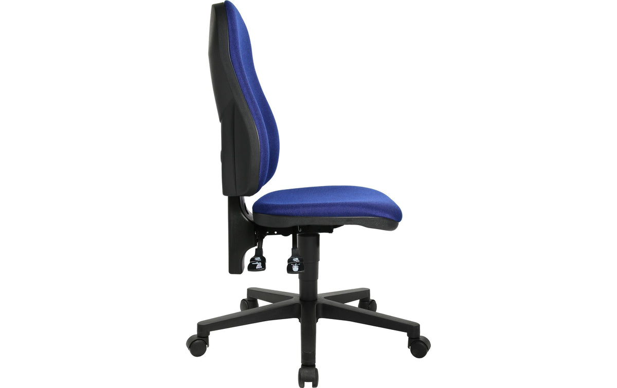 Topstar Point 60 Bürostuhl – Polsterrücken – Königsblau, 40–52 cm, bis 110 kg