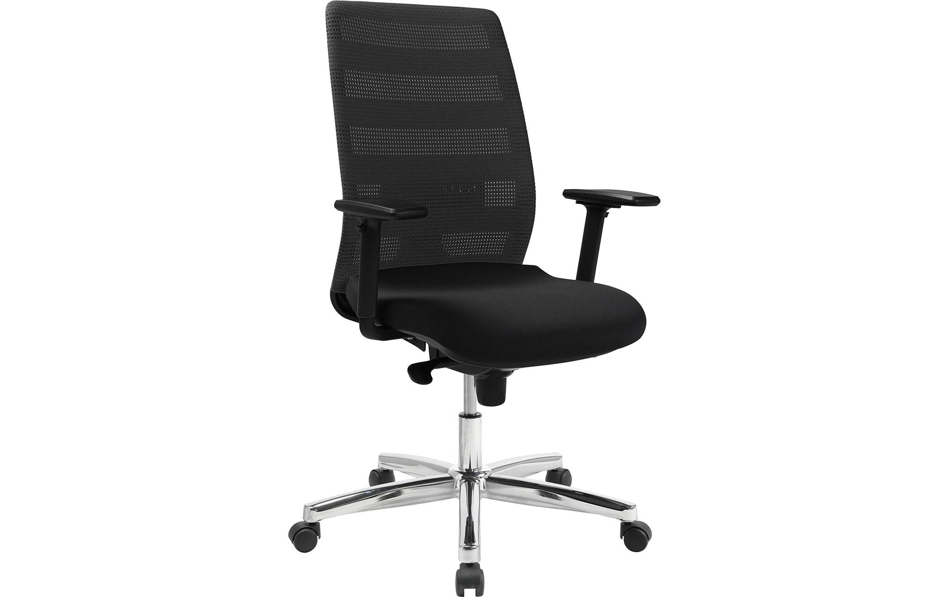 Topstar Airpoint II Bürostuhl – Netzrücken – Schwarz, Armlehnen, bis 110 kg