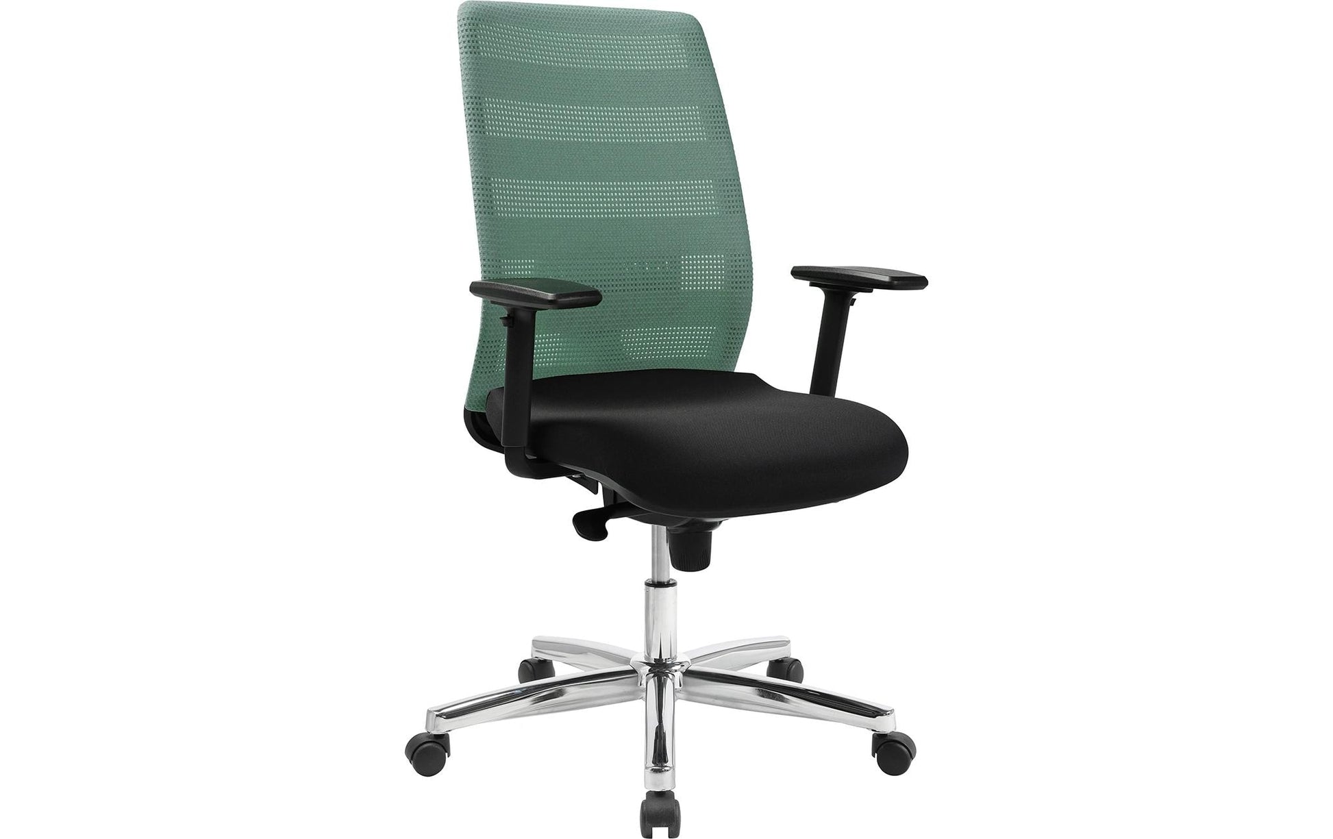 Topstar Airpoint II Bürostuhl – Netzrücken – Mint, mit Armlehnen, 42–54 cm, bis 110 kg