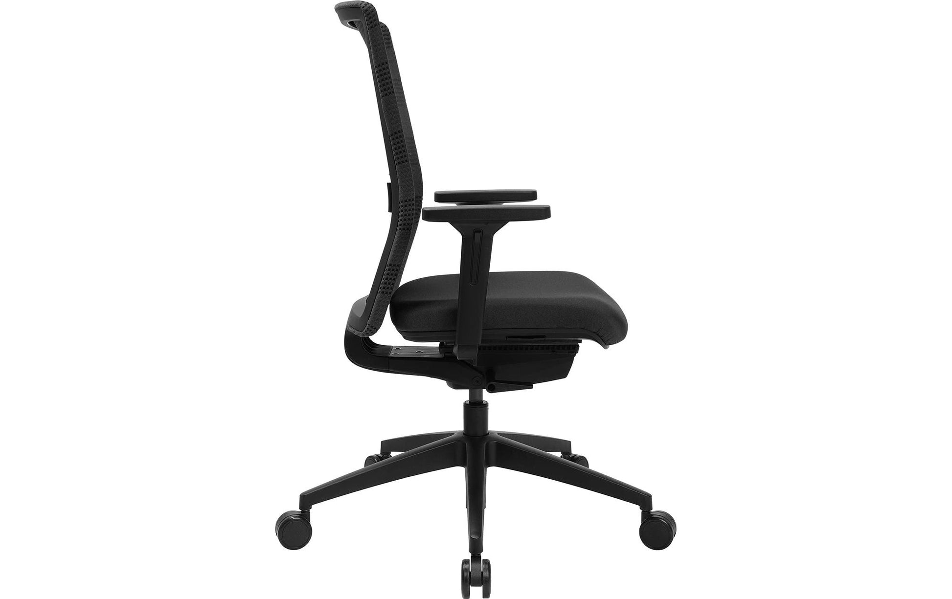 Topstar Sitness Airwork Bürostuhl – Netzrücken – Schwarz, mit Armlehnen, bis 110 kg