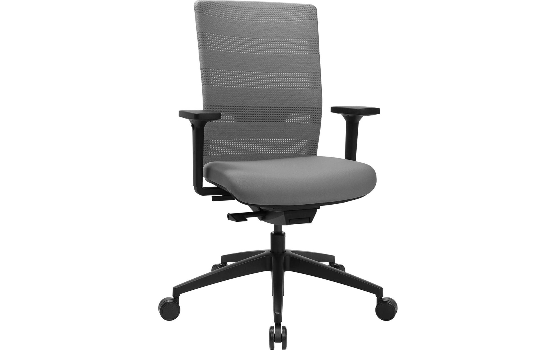 Topstar Sitness Airwork Bürostuhl – Netzrücken – Grau, Armlehnen