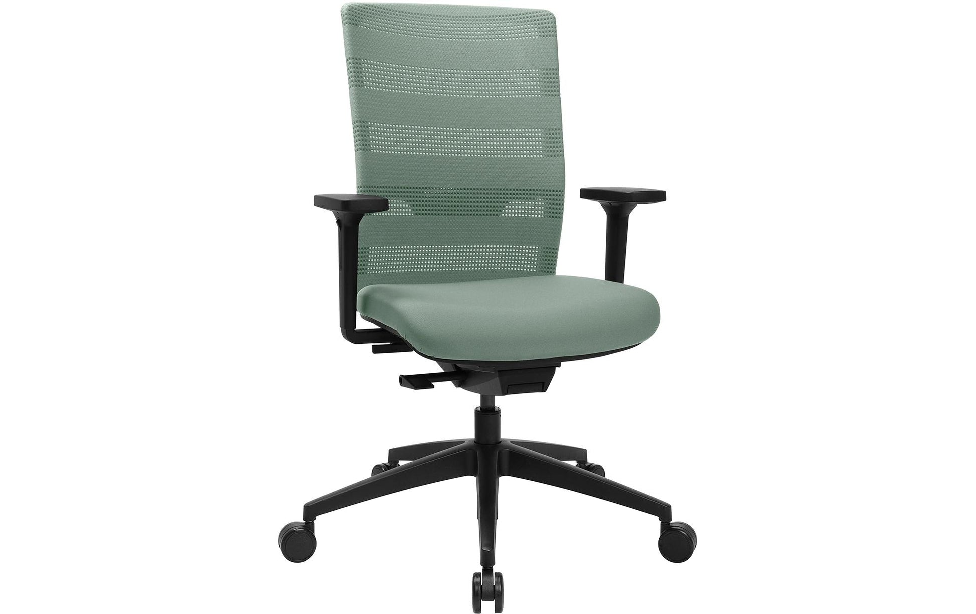Topstar Sitness Airwork Bürostuhl – Netzrücken – Mint, mit Armlehnen, 45–57 cm, bis 110 kg