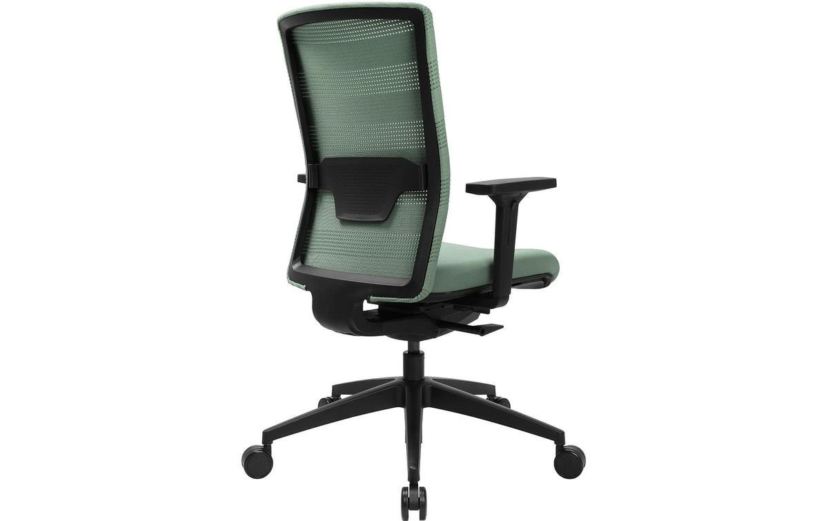 Topstar Sitness Airwork Bürostuhl – Netzrücken – Mint, mit Armlehnen, 45–57 cm, bis 110 kg