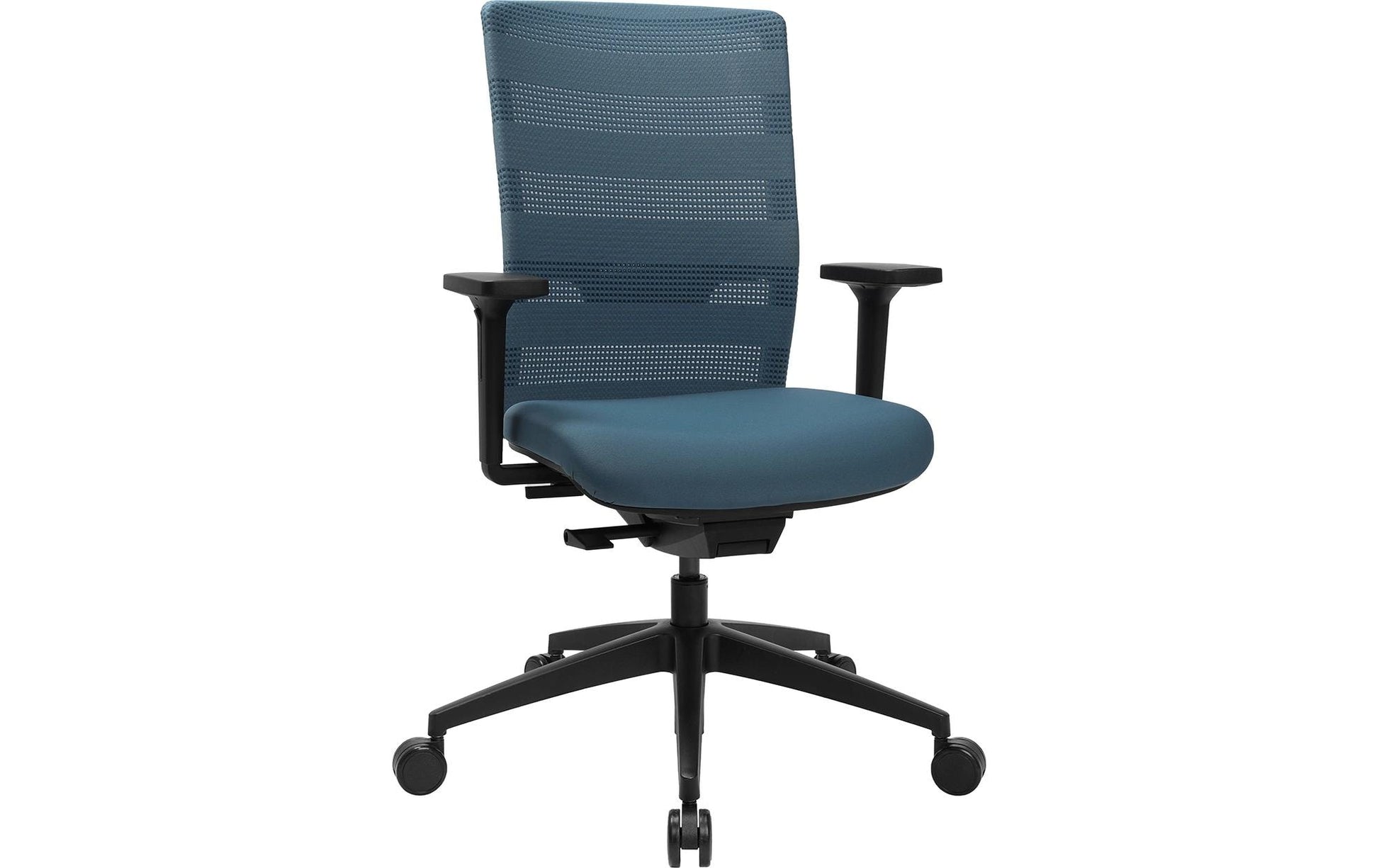 Topstar Sitness Airwork Bürostuhl – Netzrücken – Petrol, mit Armlehnen, 45–57 cm, bis 110 kg