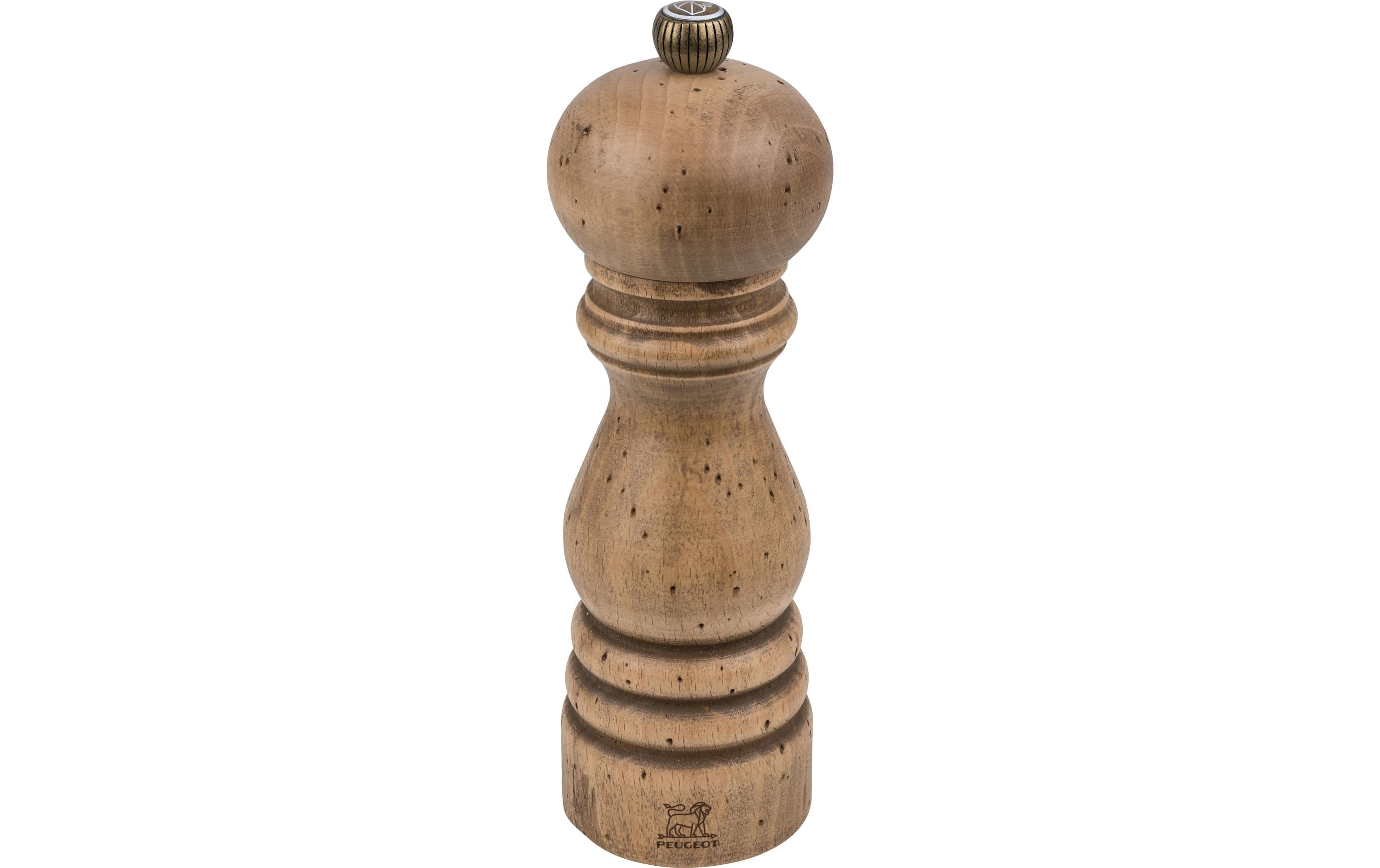 Peugeot Paris – Salz-/Pfeffermühle 18 cm, Buchenholz/Edelstahl, Braun