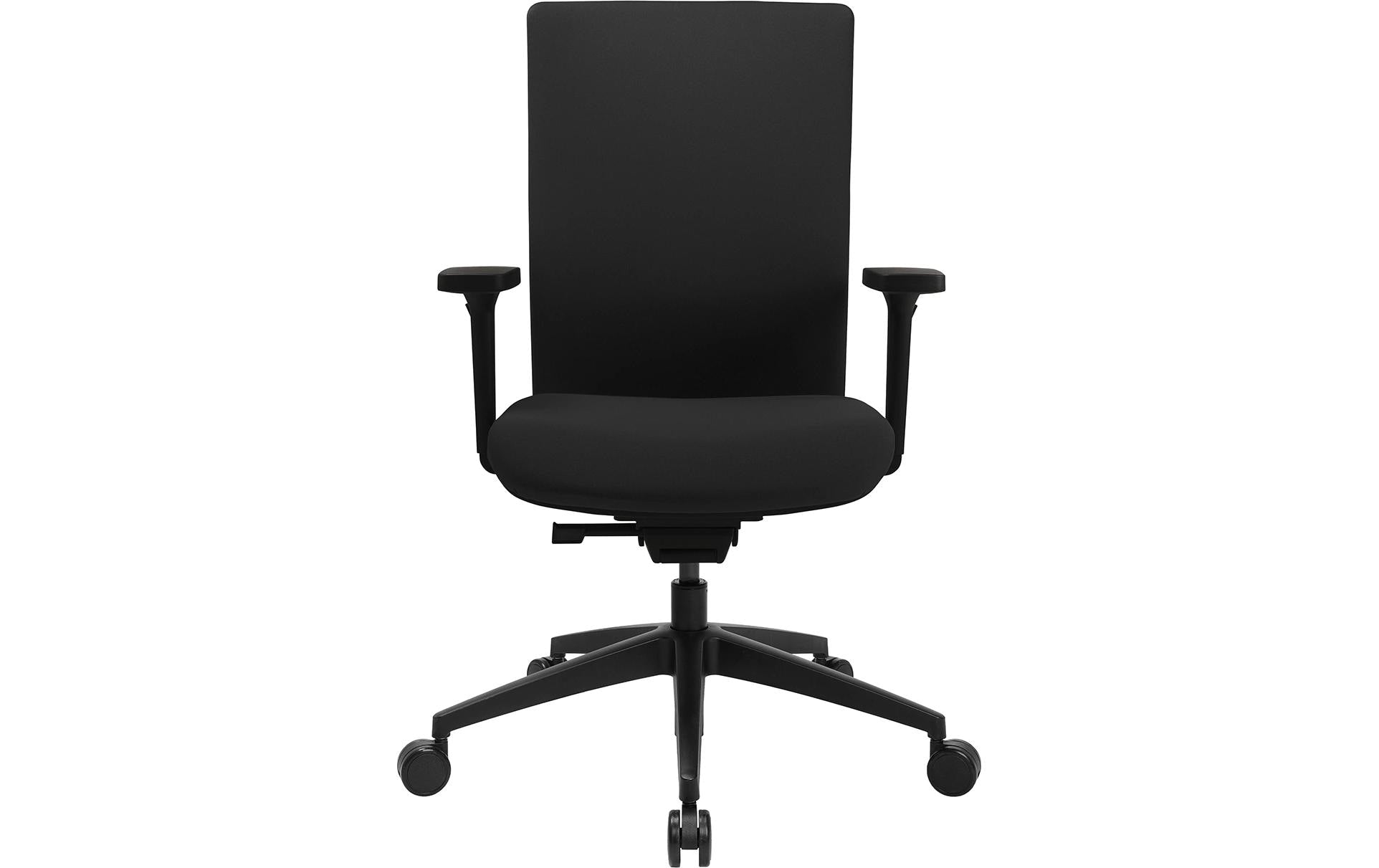 Topstar Sitness Airwork G Bürostuhl – Polsterrücken – Schwarz, Armlehnen, 45–57 cm, bis 110 kg