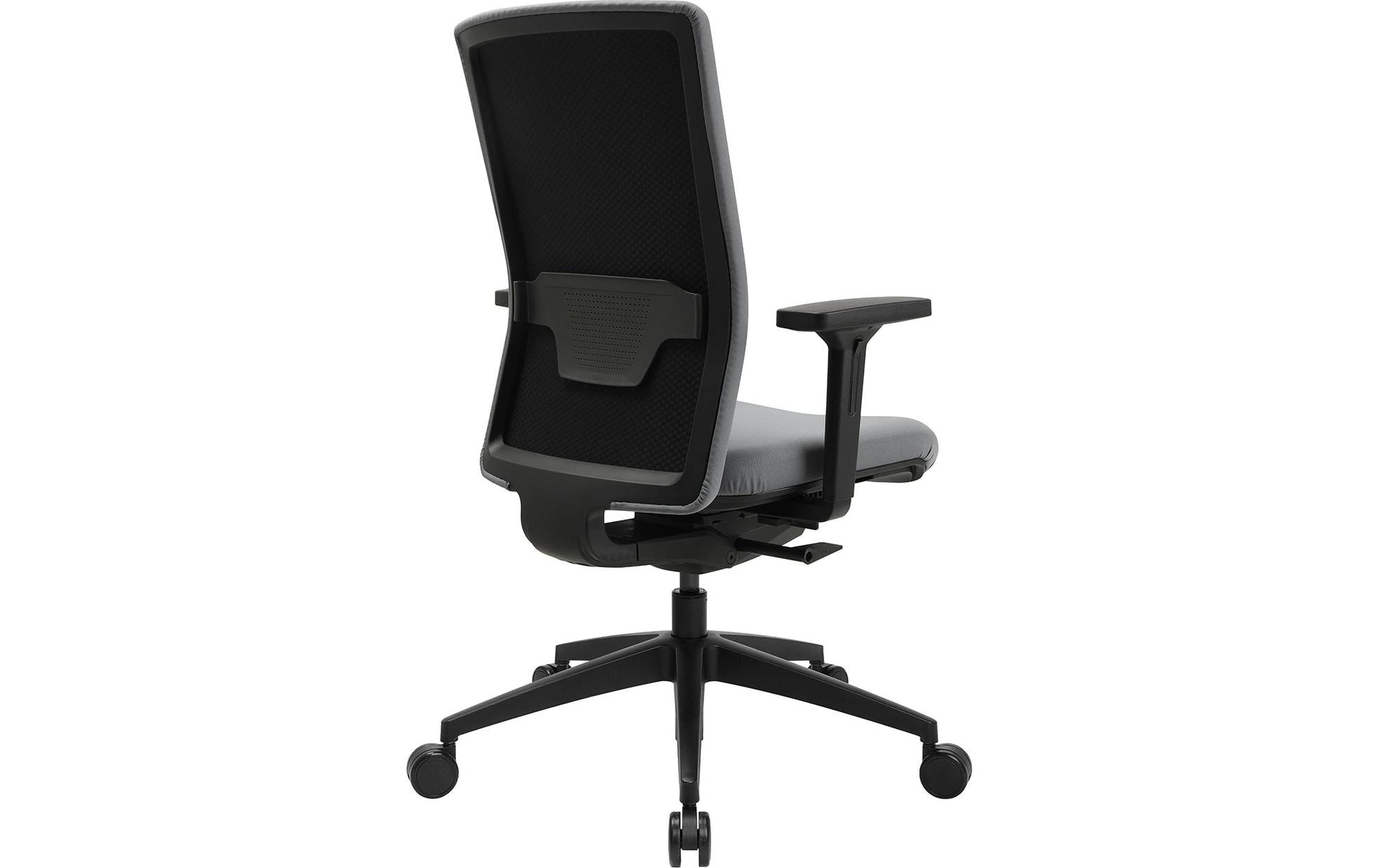 Topstar Sitness Airwork G Bürostuhl – Polsterrücken/Polyester – Grau, mit Armlehnen, 45–57 cm, bis 110 kg