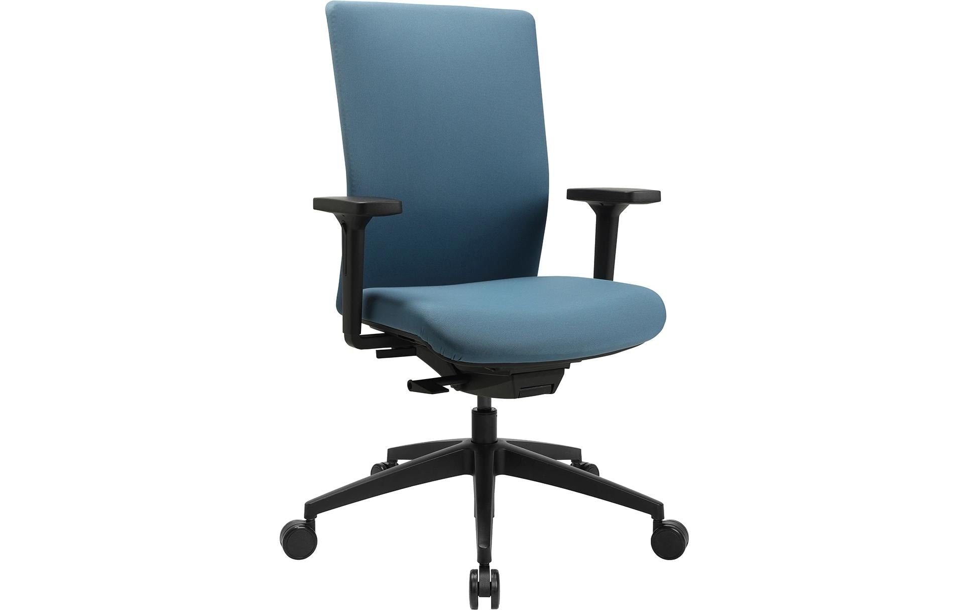 Topstar Sitness Airwork G Bürostuhl – Polsterrücken – Petrol, Armlehnen, 45–57 cm, bis 110 kg