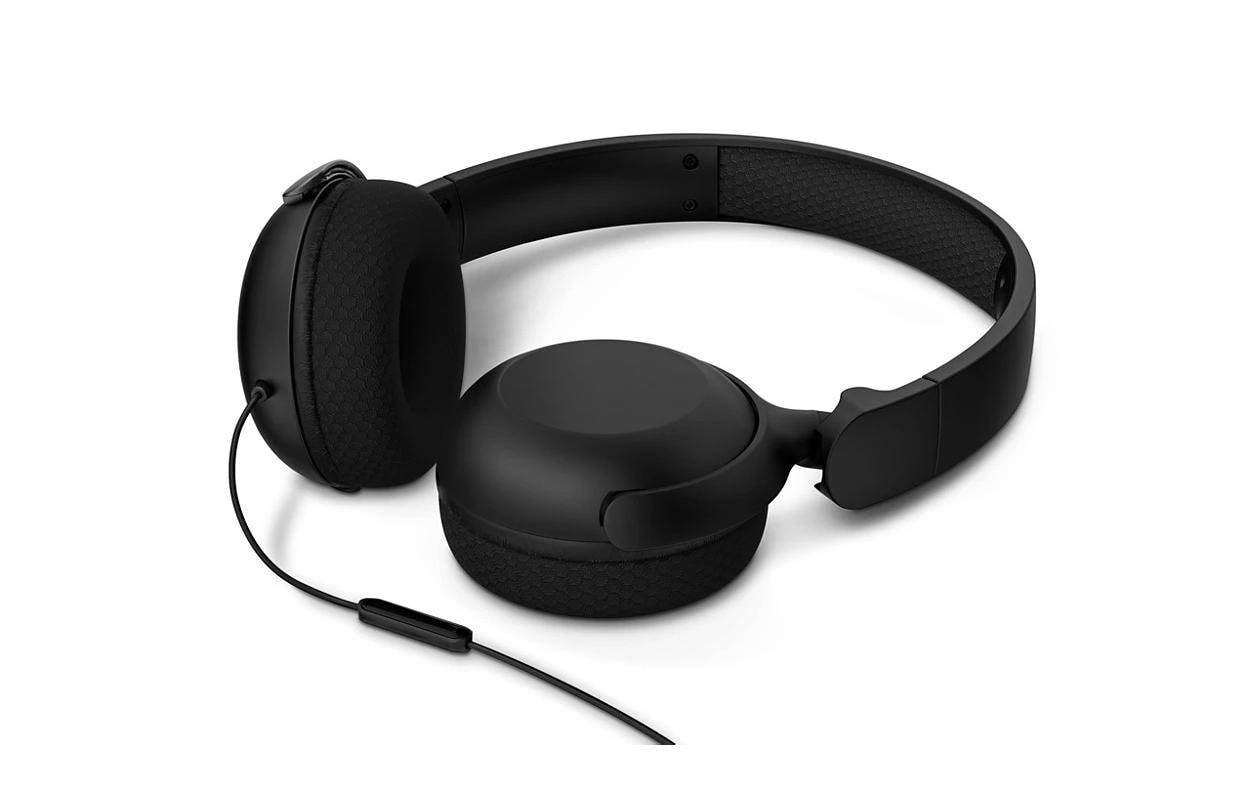 Philips TAH2100BK/00 On-Ear Kopfhörer – Kabelgebunden, Schwarz