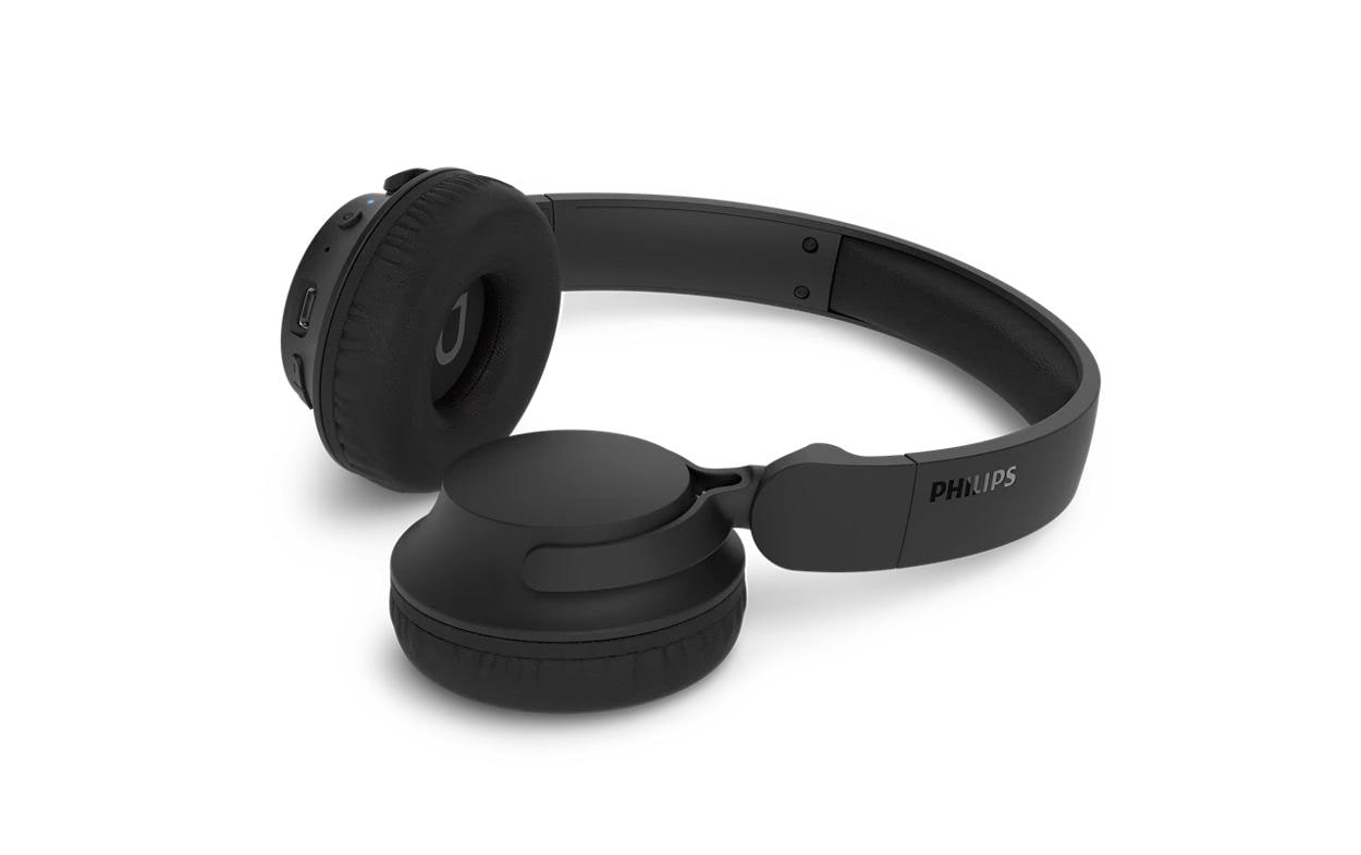 Philips TAH4500BK/00 On-Ear Kopfhörer – BT 6.0, ANC, Schwarz