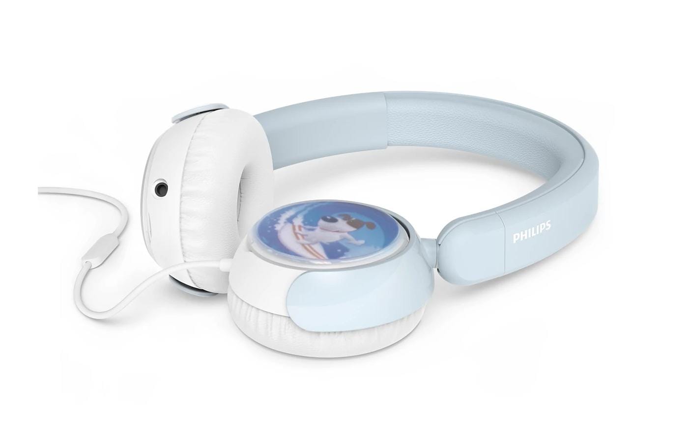 Philips TAK2000BL/00 Kinderkopfhörer – On-Ear, Kabelgebunden, 85 dB Lautstärke-Limit, Blau