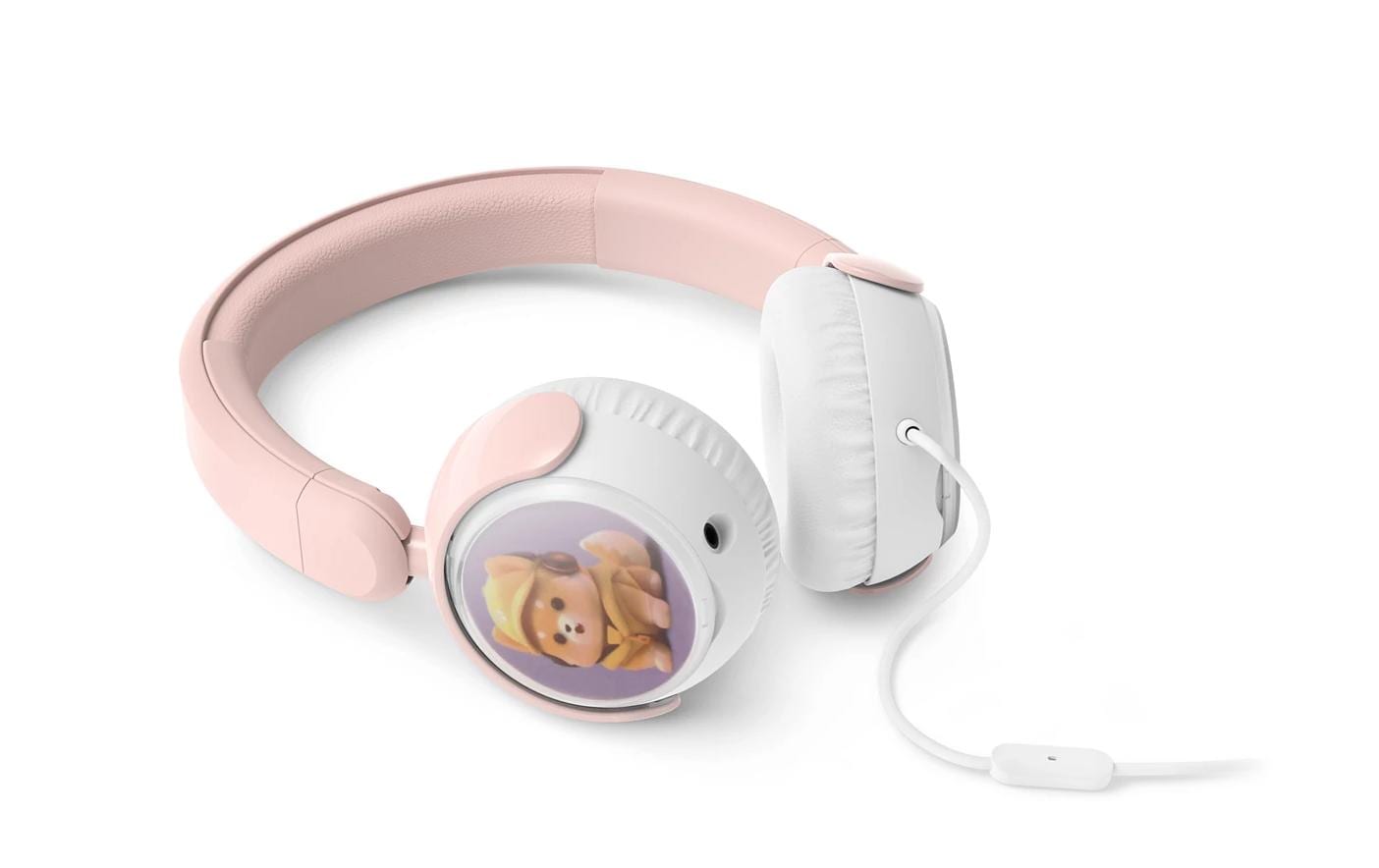 Philips TAK2000PK/00 Kinderkopfhörer – On-Ear, Kabelgebunden, Rosa