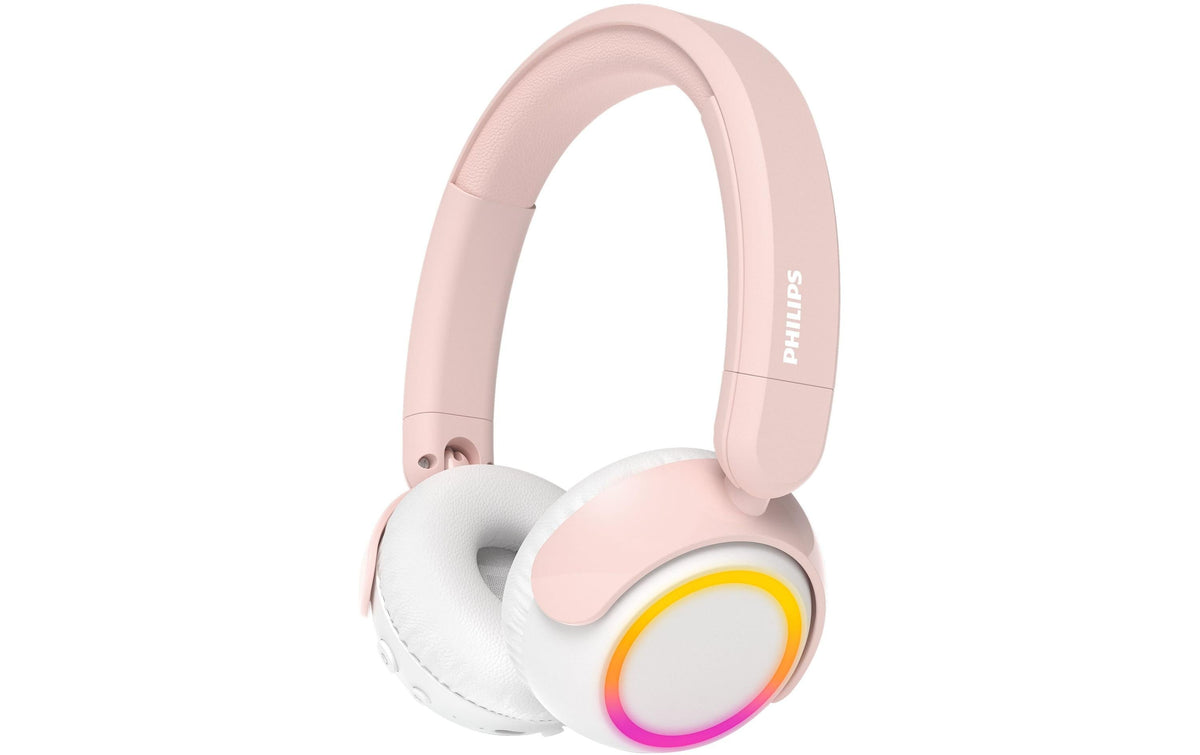 Philips TAK4200PK/00 Kinderkopfhörer – On-Ear, 85 dB Lautstärke-Limit, Rosa, BT 5.4