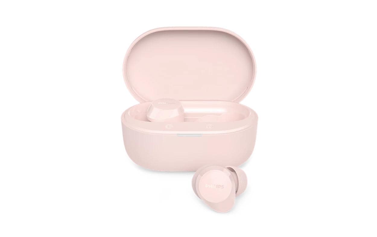 Philips TAT1300PK/00 TWS In-Ear – ANC, mit Ladecase, Rosa, BT 6.0