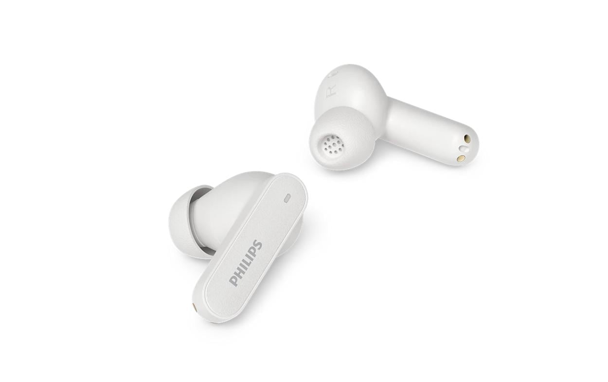 Philips TAT3000WT/00 TWS In-Ear – ANC, mit Ladecase, Weiss, BT 6.0
