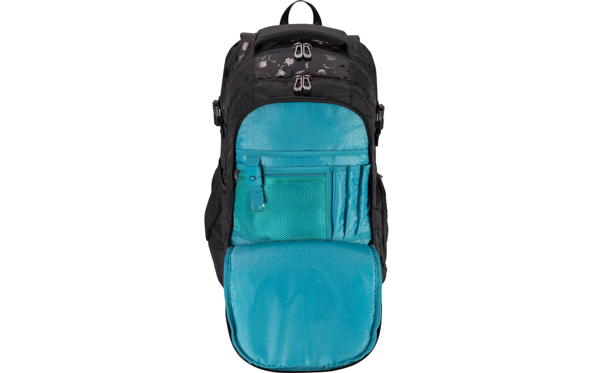 NEOXX Schulrucksack Active Pro – 26 l, wasserabweisend, Polyester – schwarz, 310 × 455 × 240 mm