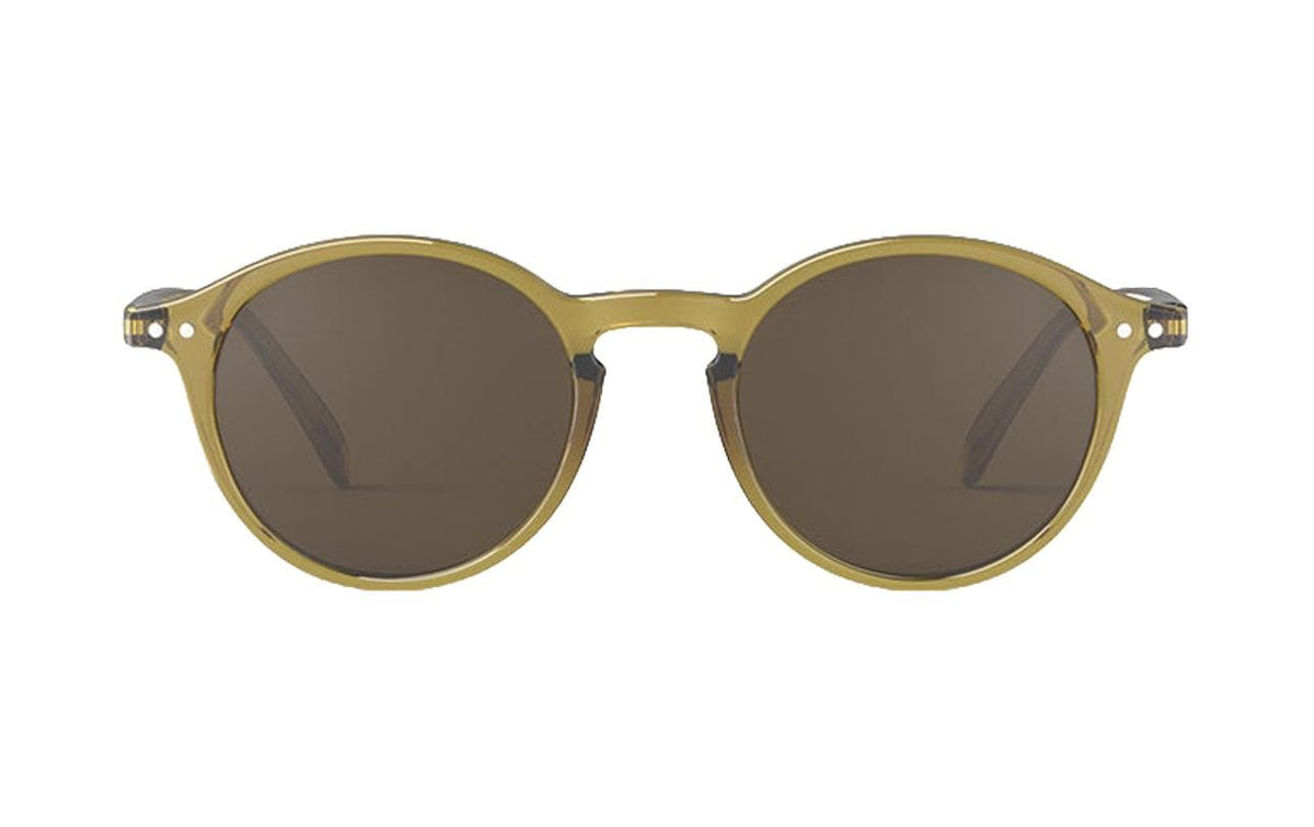 Izipizi Schutzbrille The iconic pantos – Braune Gläser, UV-Schutz, Goldener Rahmen