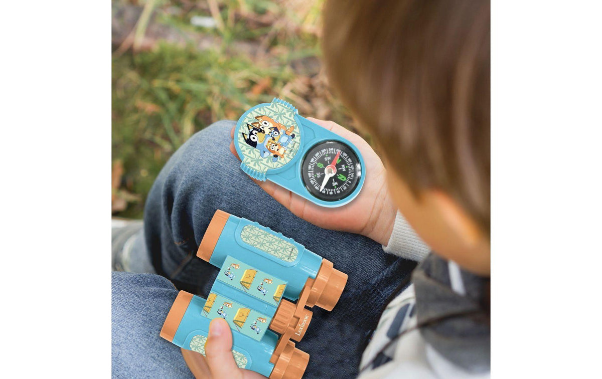Lexibook Walkie-Talkie Bluey Adventure – ab 3 Jahren – Kunststoff, blau/orange