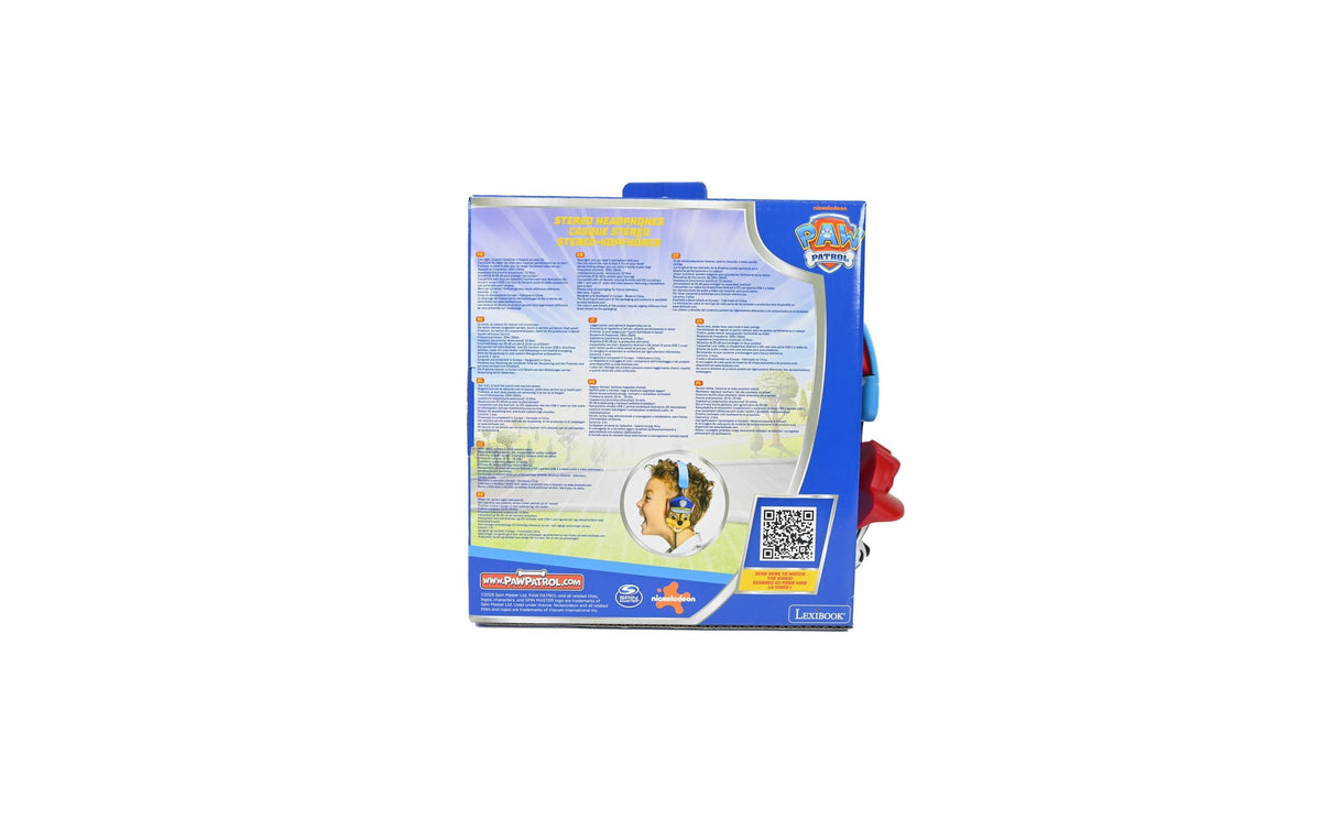 Lexibook PAW Patrol 3D Kinderkopfhörer – 3,5 mm Klinkenkabel, USB-betrieben, Blau/Mehrfarbig