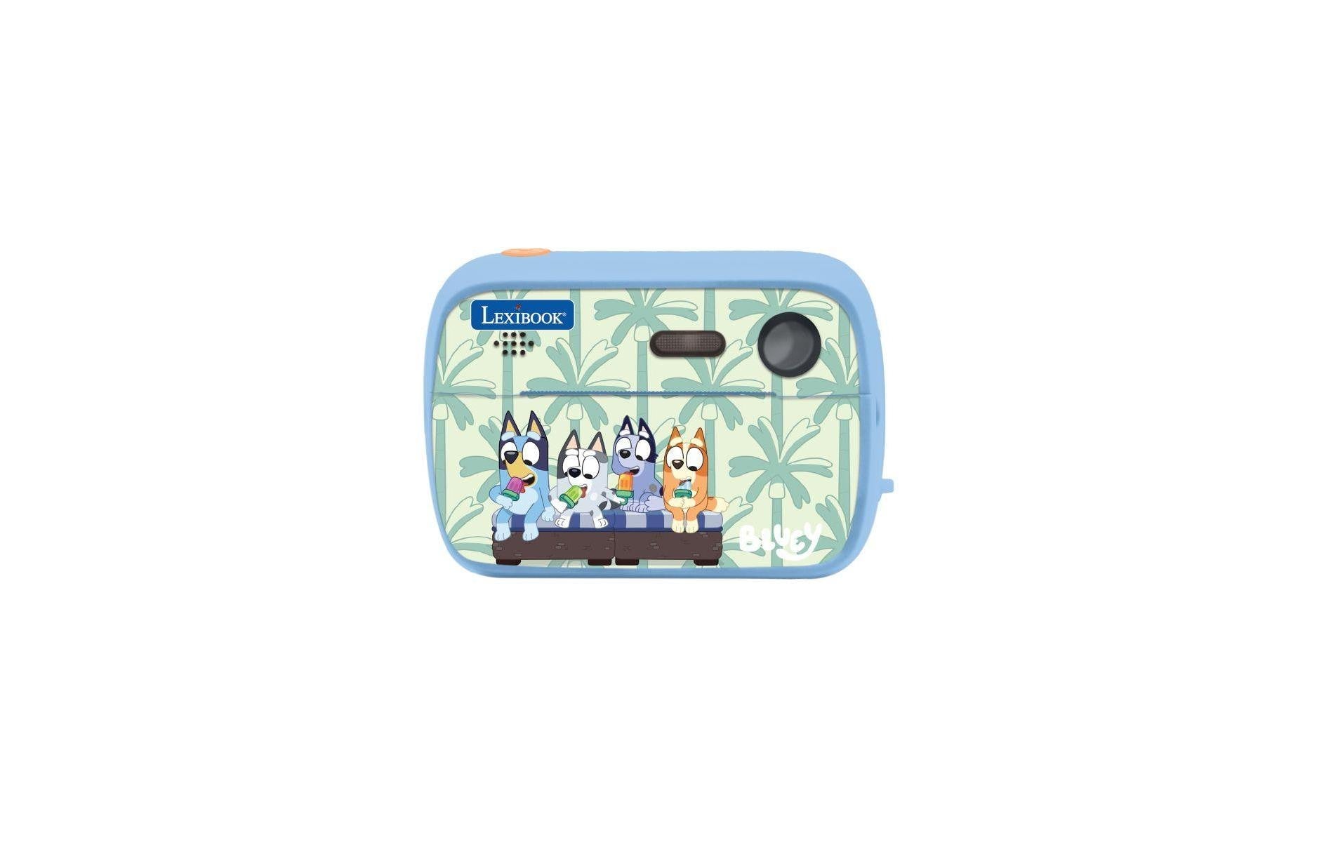 Lexibook BLUEY StarCAM Sofortdrucker – Kartenleser, microSD bis 32 GB, Akkubetrieb/USB, hellblau