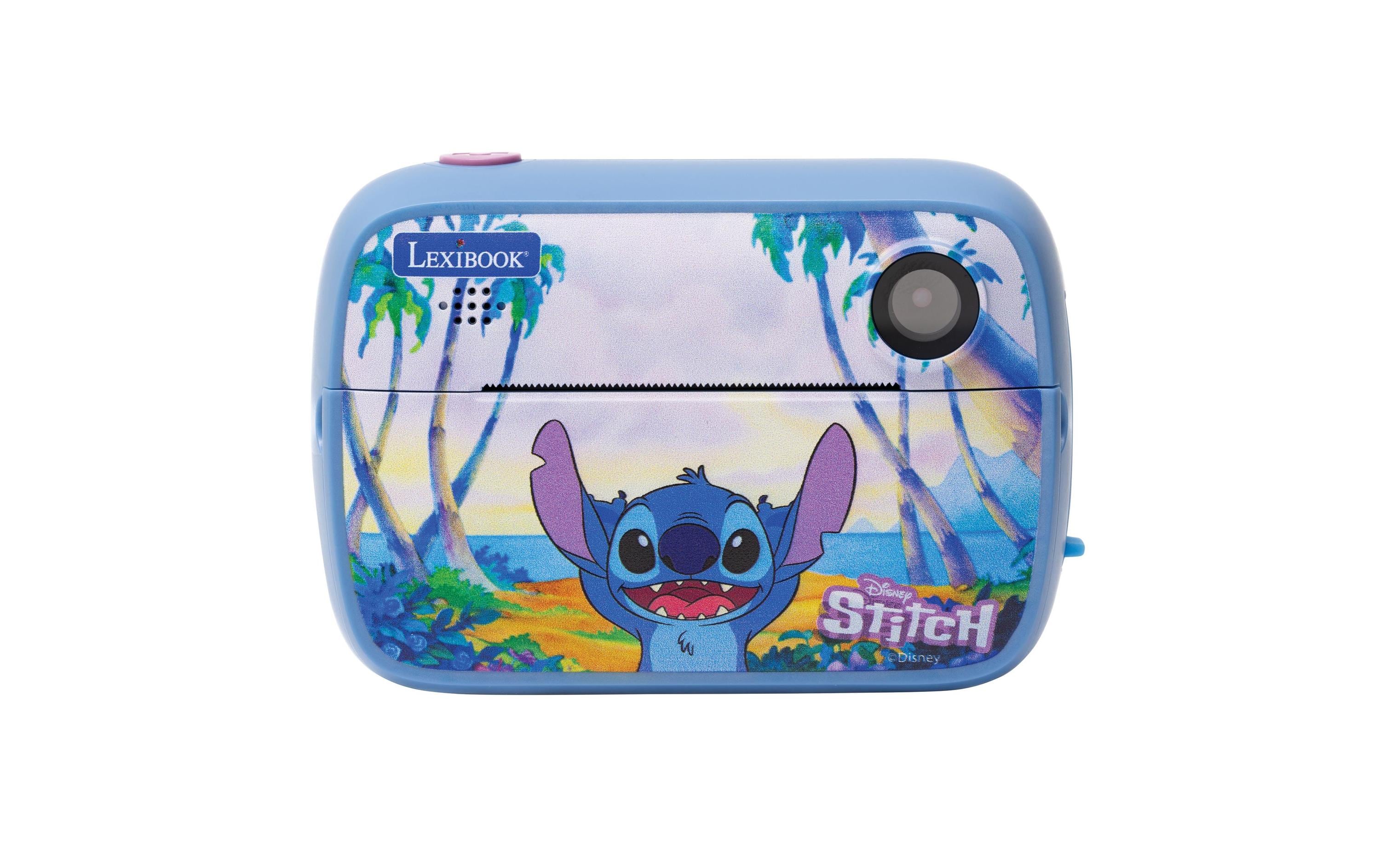 Lexibook DISNEY Stitch StarCAM Sofortdrucker – Kompaktkamera, 1,3 MP, SD/USB-C, blau