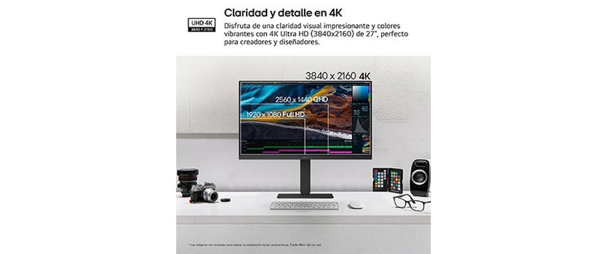 LG 27U730A-B.AEU – 27", 3840 × 2160 (4K), IPS, USB-C 90 W