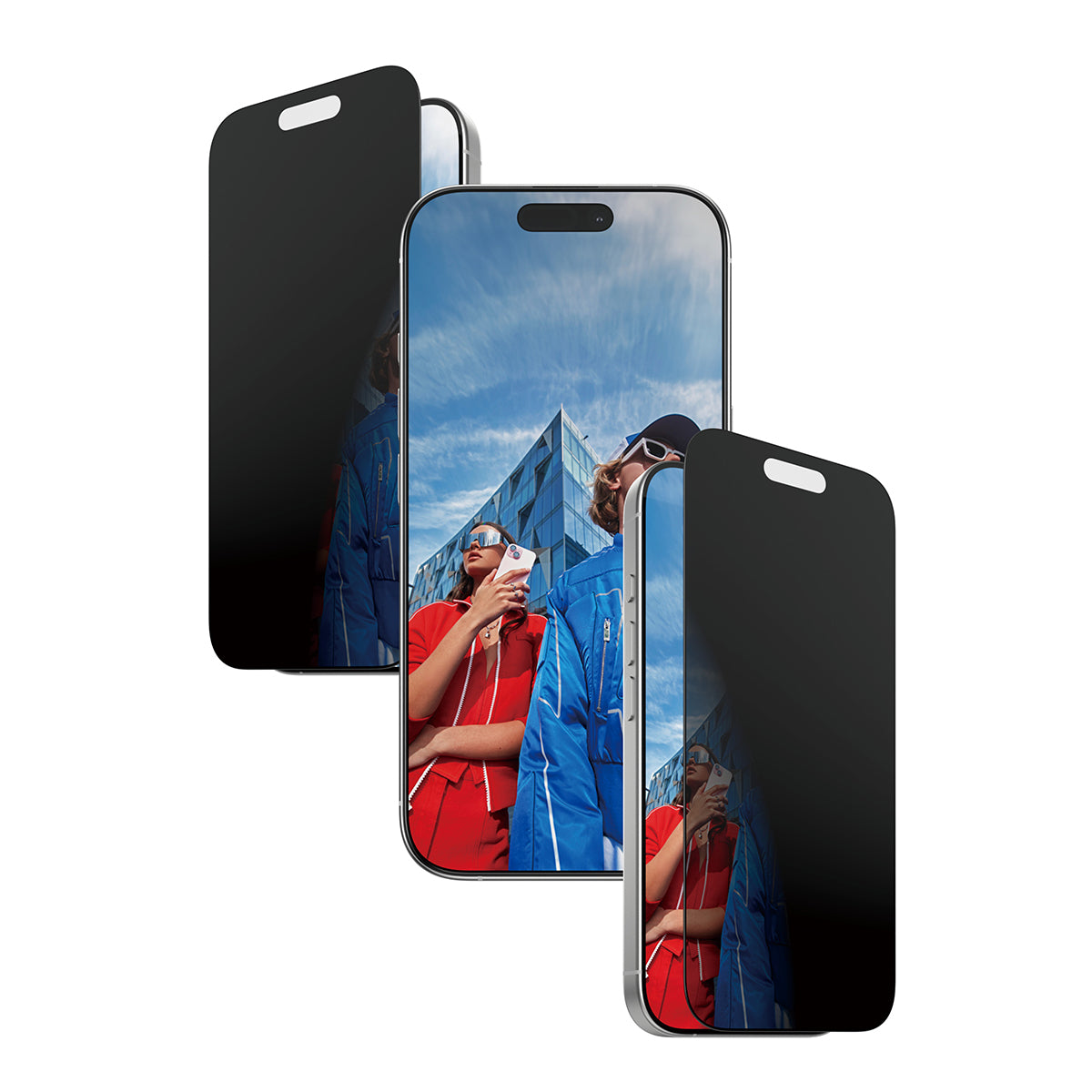PanzerGlass Displayschutzfolie Privacy 2-Wege – für Apple iPhone 17 – kratzfest