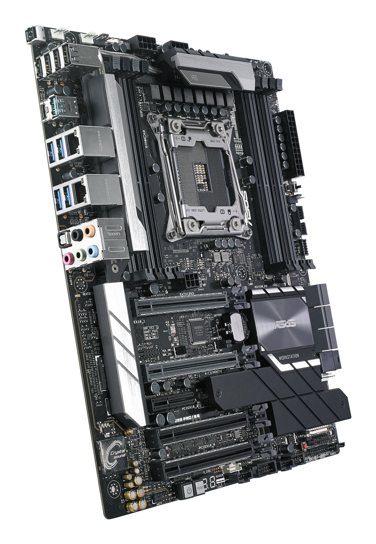 ASUS WS X299 PRO/SE – Mainboard – LGA 2066, Intel X299, ATX, DDR4, 256 GB, 8×DIMM