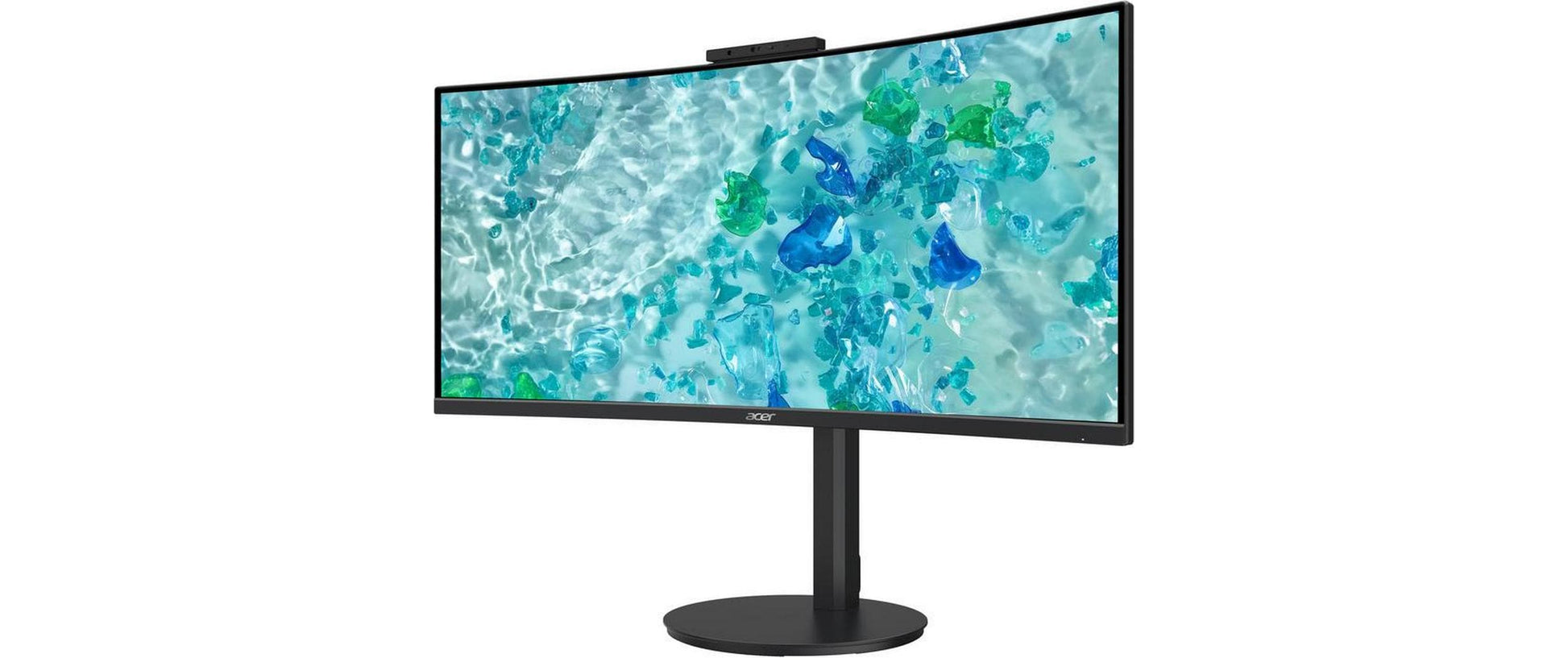 Acer Vero CB3 – 34" Curved, 3440 × 1440 (UWQHD), VA, 120 Hz, Webcam, LAN