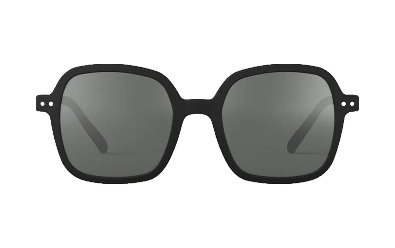 Izipizi Schutzbrille Office The Oversized – Dunkelgraue Gläser, 100 % UV-Schutz, Schwarzer Rahmen
