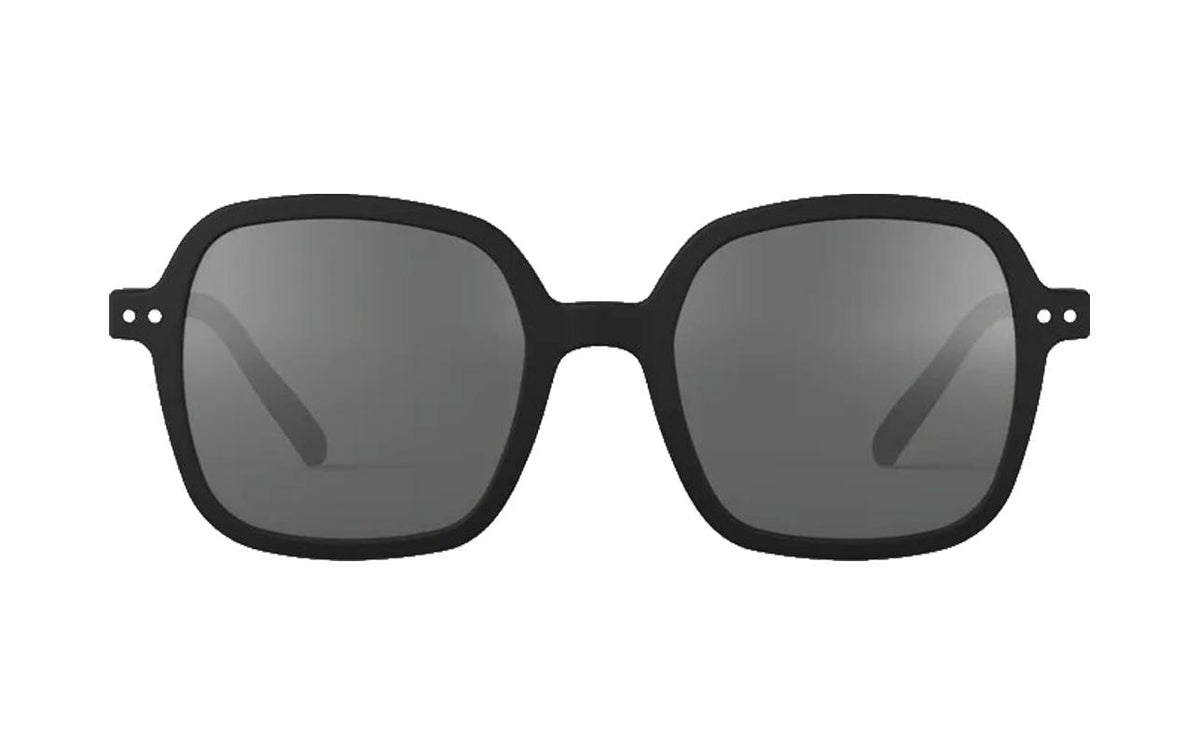 Izipizi Schutzbrille Office The Oversized – Dunkelgraue Gläser, 100 % UV-Schutz, Schwarzer Rahmen