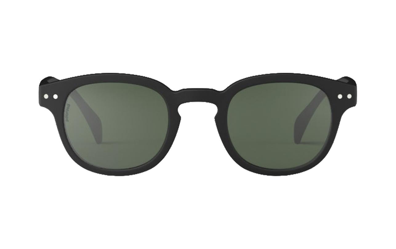 Izipizi Schutzbrille The Retro Square C – Grüne Gläser, polarisiert, UV-Schutz