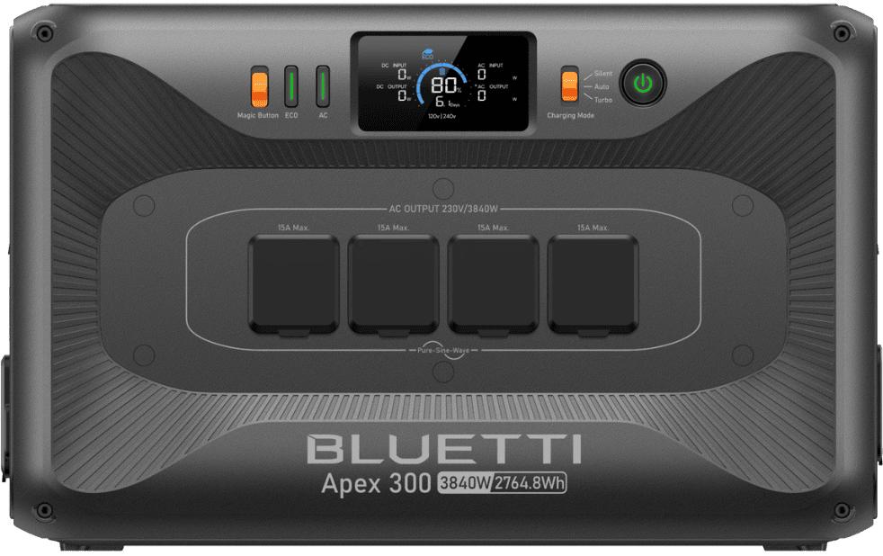 Bluetti Apex300 – Powerstation, 2765 Wh, 300 W AC, LiFePO4